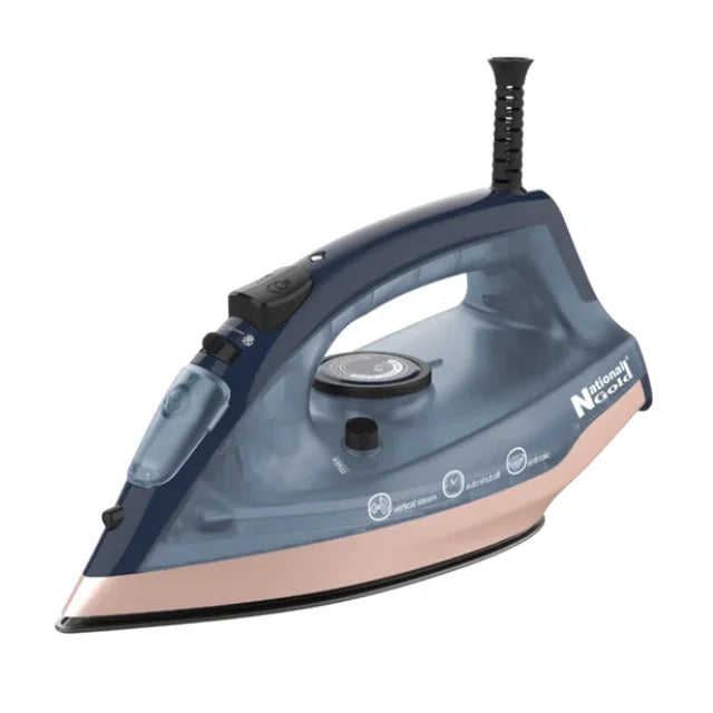 National Gold NEW DRY/SPRAY/STEAM IRON 2000W CERAMIC SOLEPLATE