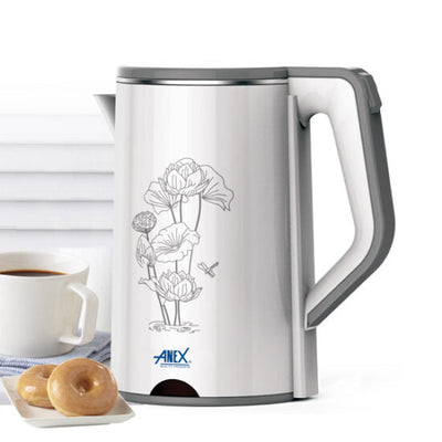 Anex Kitchen Appliances Kettle 1.7 LTR Conceal Steel