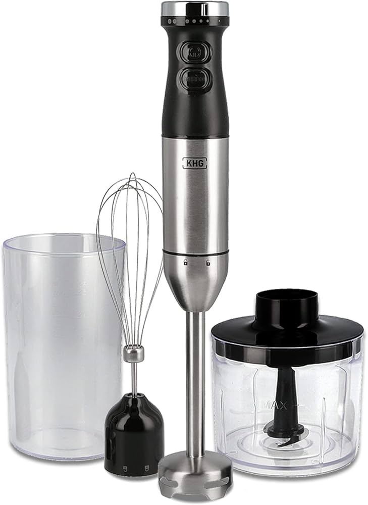National Gold NEW HAND BLENDER STEEL BLACK 600ML CUP WITH BEATER