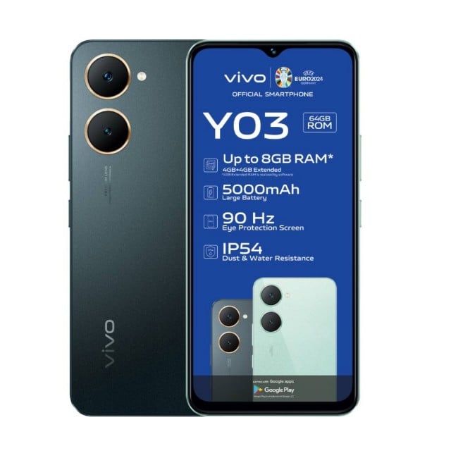 Vivo Y03 & Y03t RAM/ROM: 4GB+64GB