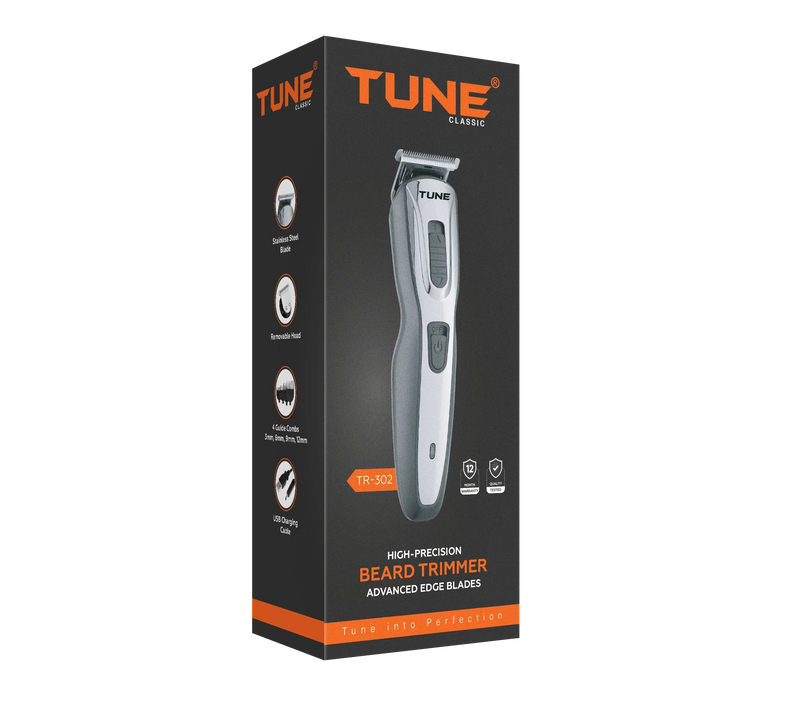 Tune TR302 Hair Trimmer – Advance Edge Blade