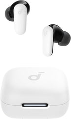 Anker Soundcore R50I NC Noise Cancelling Earbuds, Bluetooth 5.4, Strong 42Db Adaptive Noise Cancelling, Powerful Bass, 45H Playtime, 2-in-1 Case and Phone Stand, Ip54, Fast Charge 10Min = 120 Min - White