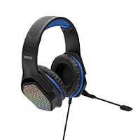 Faster BG500 Gekko RGB Gaming Headphones RGB LED Gaming Headset | Deep Bass & Ultra‑Clear Mic