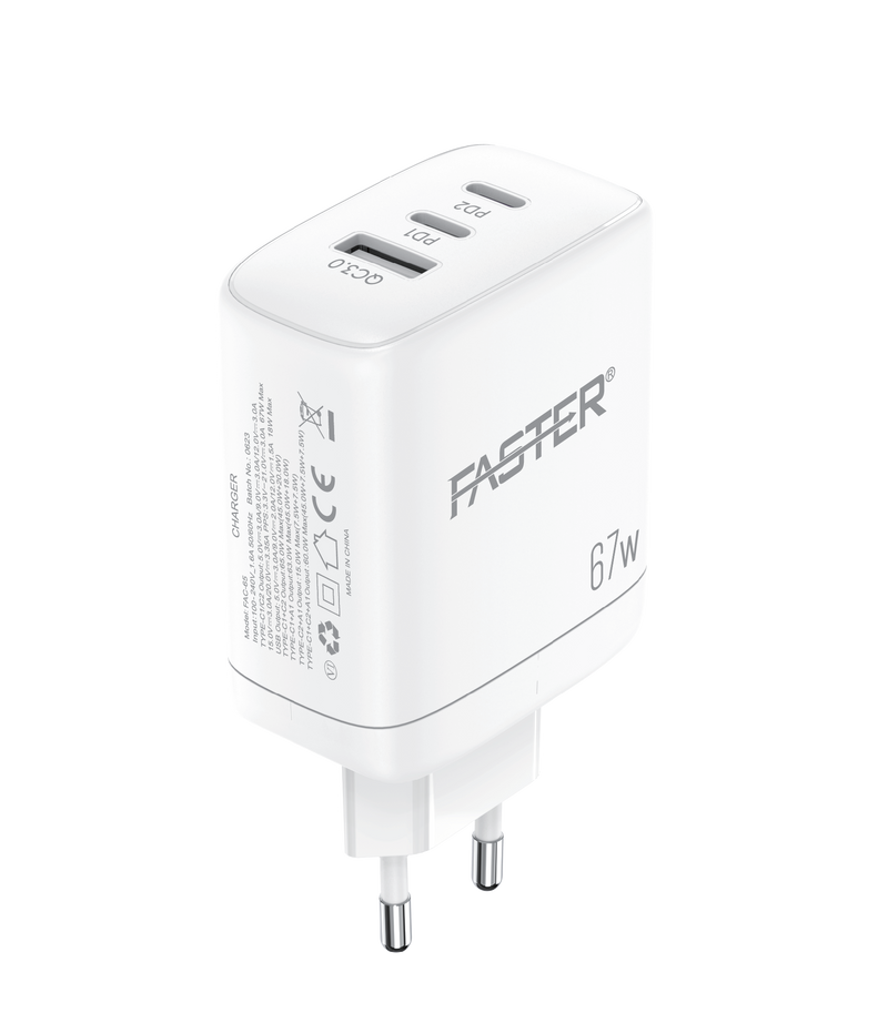 Faster – V33 (33W QC Charger with Cable)