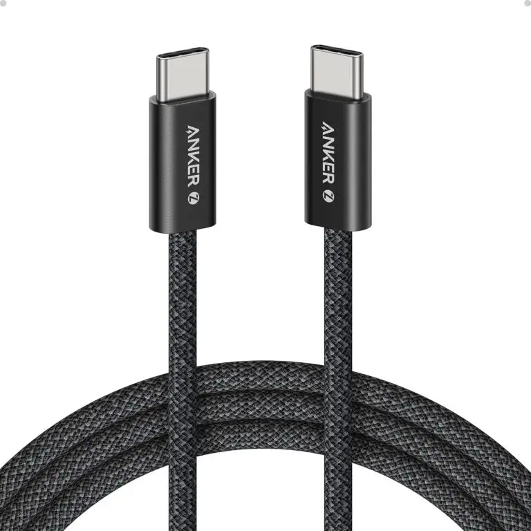 Anker Zolo Usb-C to Usb-C Cable (3.3ft, 240w,  Braided) - Black