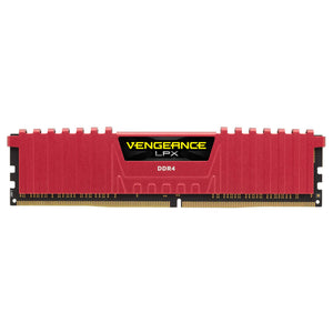 Corsair VENGEANCE® LPX 8GB (1 x 8GB) DDR4 DRAM 2666MHz C16 Memory Kit – Red