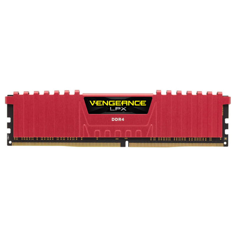 Corsair VENGEANCE® LPX 8GB (1 x 8GB) DDR4 DRAM 2666MHz C16 Memory Kit – Red
