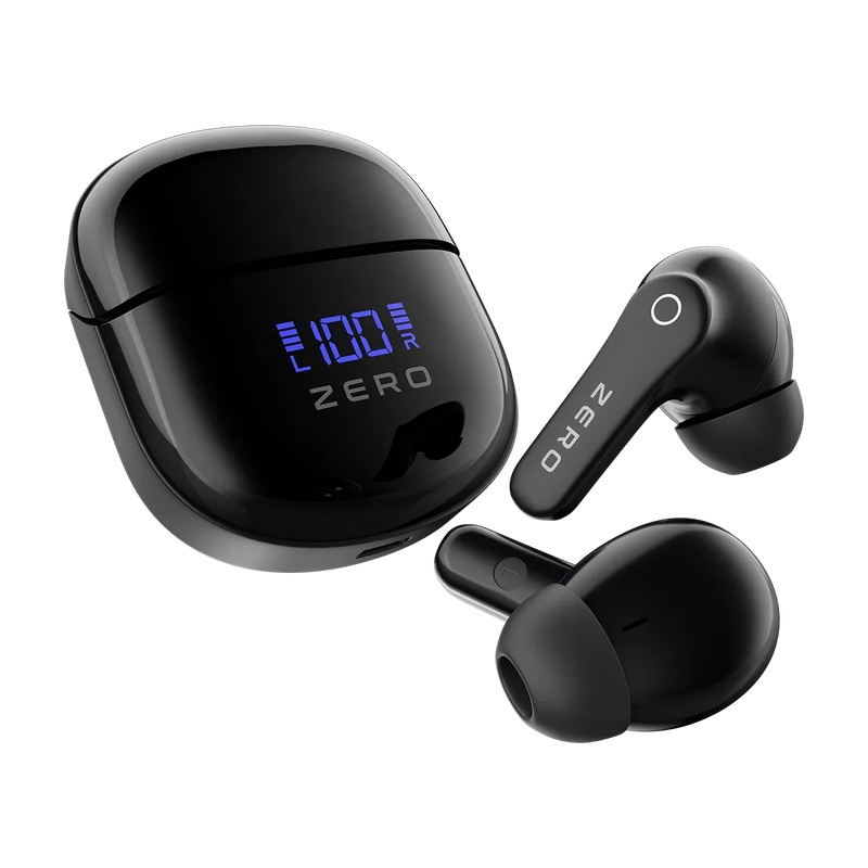 Zero Crystal Earbuds – ENC Noise Cancellation | 40 Hours Playtime | Bluetooth 5.3