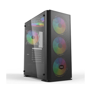 EASE EC144B Tempered Glass ATX Gaming Case