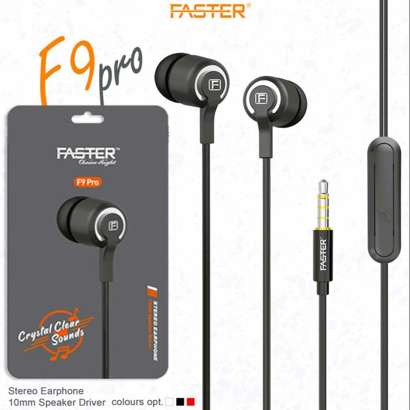 FASTER F9 PRO – 3.5mm Plug | Pure Sound