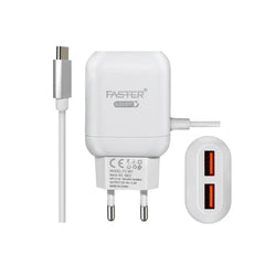 Faster – FC-901 (Dual USB Flame-Resistant Charger)