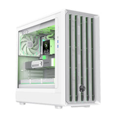 GameMax CLAW 460 Mid Tower Gaming Case – White