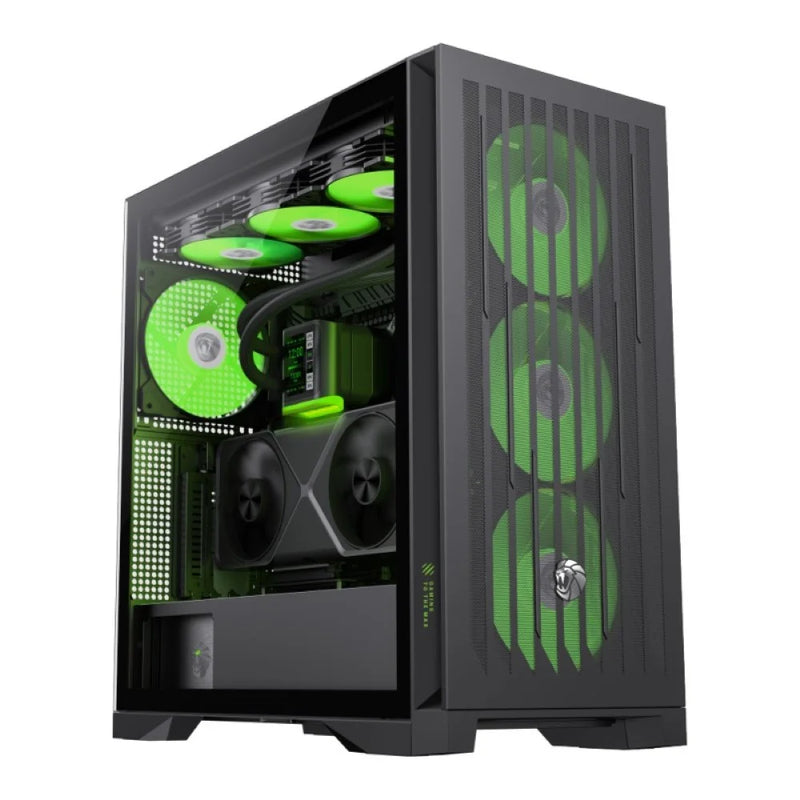 GameMax Leader 2 BK Mid Tower Gaming Case – Black