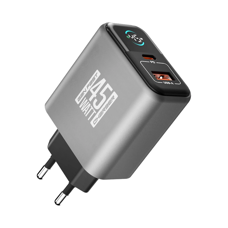 LOGIN L-414 Thunder Bolt 45W GaN Charger – PD to PD