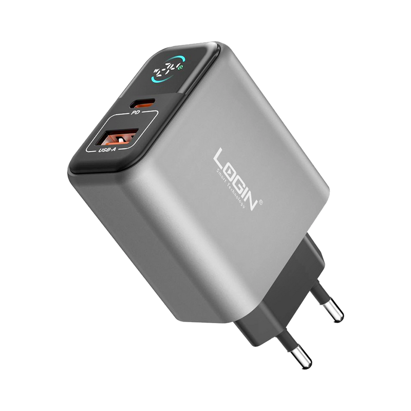 LOGIN L-414 Thunder Bolt 45W GaN Charger – PD to iOS