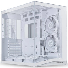 LIAN LI O11D MINI V2 Flow Compact ATX Mid-Tower Airflow Computer Case – White