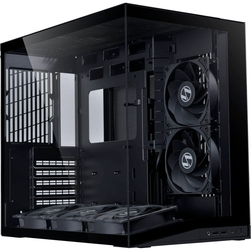 LIAN LI O11D MINI V2 Flow Compact ATX Mid-Tower Airflow Computer Case – Black