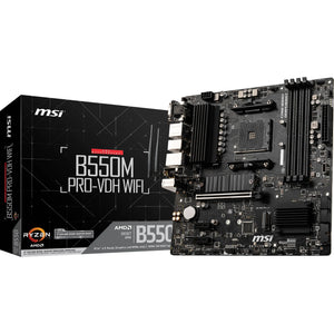 MSI B550M PRO-VDH DDR4 WiFi Micro-ATX Motherboard