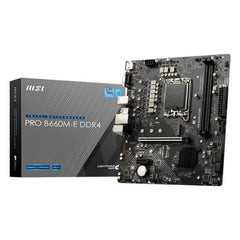 MSI PRO B660M-E DDR4 LGA 1700 Micro-ATX Motherboard