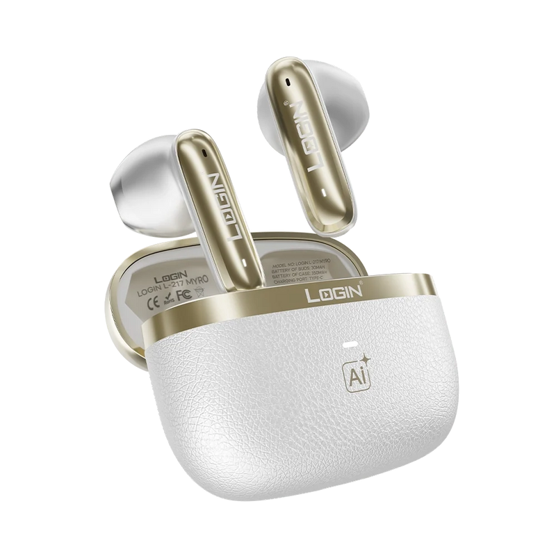 LOGIN L-217  (Hybrid ANC + ENC ) Earbuds