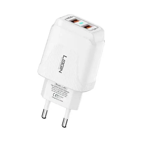 LOGIN L‑401 2.4A Charger (Micro & Type‑C)