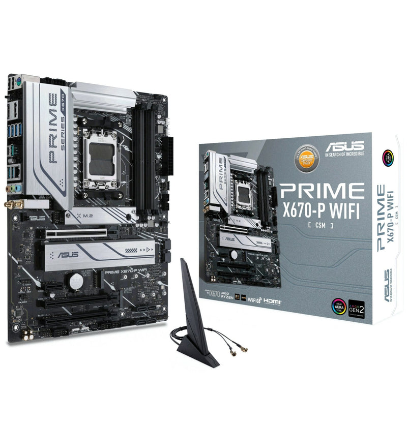 ASUS PRIME X670-P WIFI-CSM DDR5 AMD ATX Motherboard