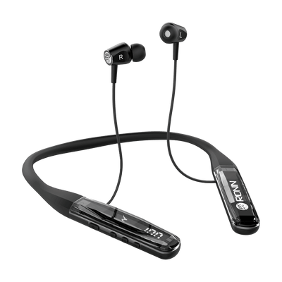 RONIN R-3505 Wireless Neckband – Heavy Bass | Long Battery | Magnetic Earbuds