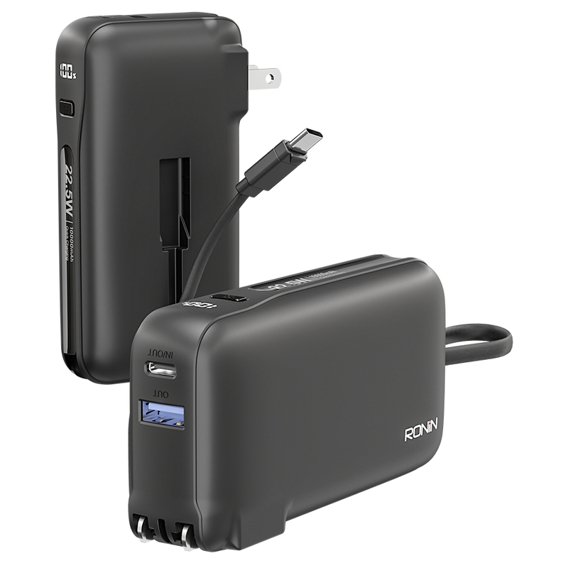 Ronin R-4050 Power Bank – 20,000mAh High-Capacity Fast Charge