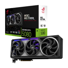 ASUS ROG Astral NVIDIA GeForce RTX 5080 16GB GDDR7 PCI Express 5.0 Graphics Card – Black