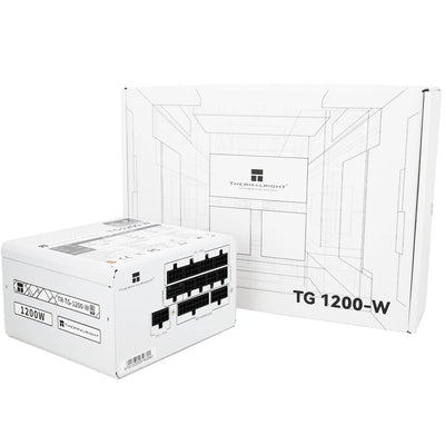 Thermalright TG-1200-W 1200W ATX 3.0 PCIE 5.0 80+ Gold Full Modular Power Supply – White