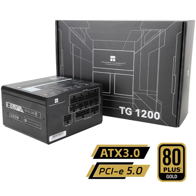 Thermalright TG-1200 1200W ATX 3.0 PCIE 5.0 80+ Gold Full Modular Power Supply