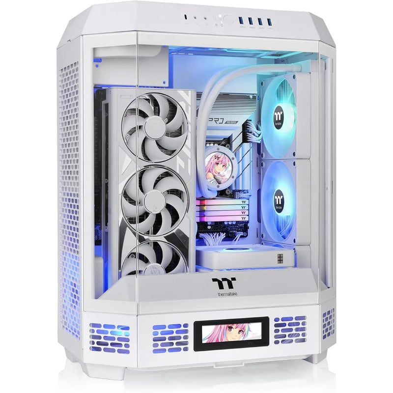 Thermaltake Tower 600 Mid-Tower ATX Case – Snow