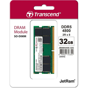 Transcend JetRam 32GB 4800MHz Laptop Memory