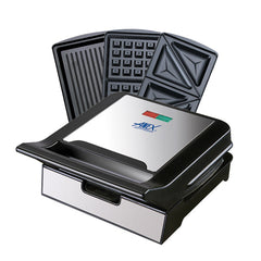 Anex Waffle, Grill & Sandwich Maker 750W (AG-2039C)