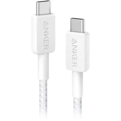 Anker 322 Braided Usb-C to Usb-C Cable 60W 3ft - White