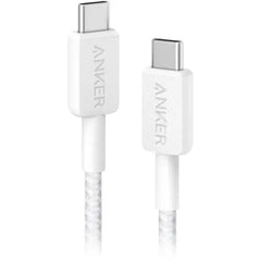 Anker 322 Braided Usb-C to Usb-C Cable 60W 6ft -  White  A81F6H21