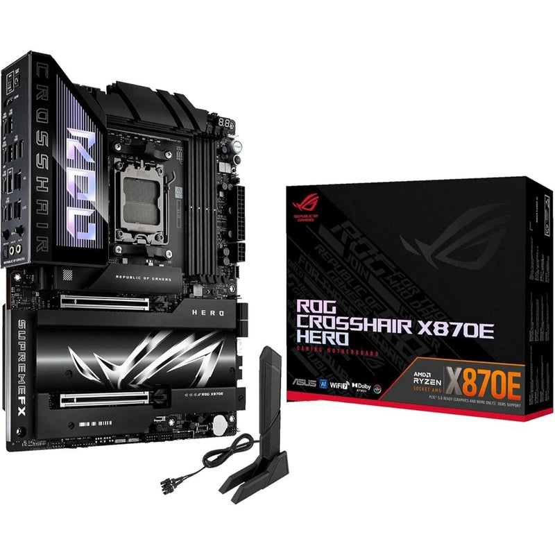 ASUS ROG CROSSHAIR X870E HERO DDR5 AMD AM5 ATX Motherboard