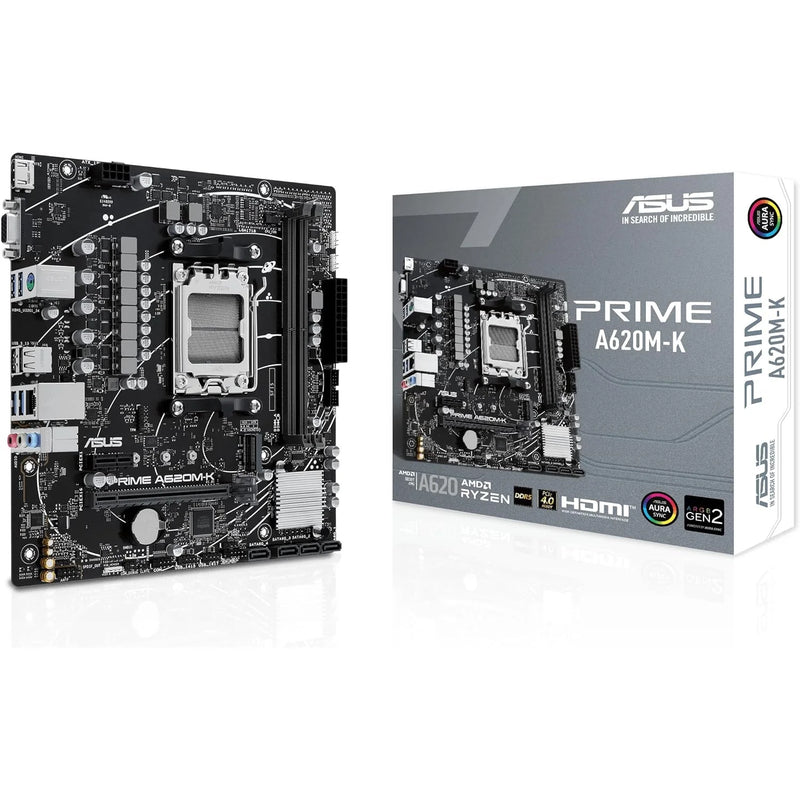 ASUS PRIME A620M-K DDR5 AMD AM5 micro-ATX Motherboard
