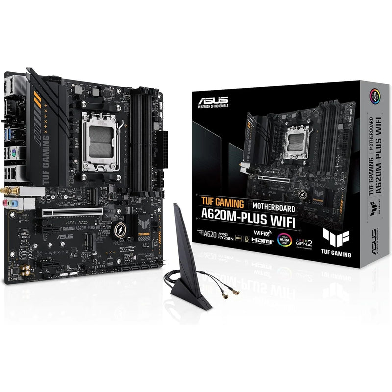 ASUS TUF GAMING A620M-PLUS WIFI AMD Ryzen 7000-Series Gaming Motherboard