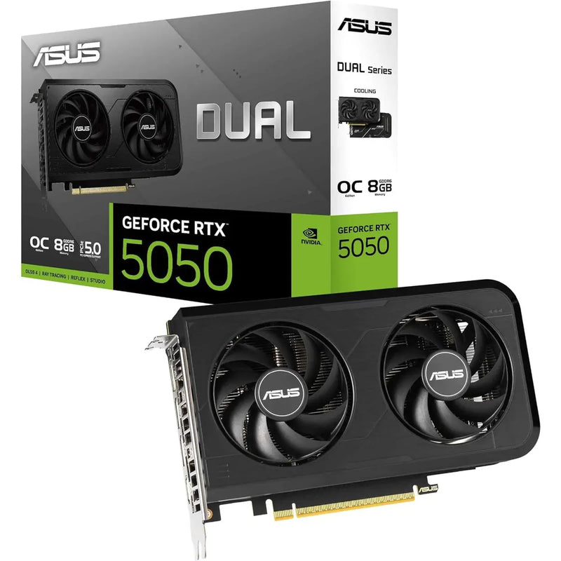 ASUS Dual GeForce RTX 5050 8GB GDDR6 OC Gaming Graphics Card