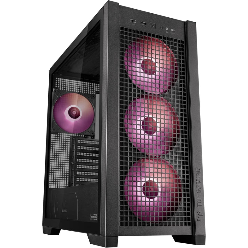 ASUS TUF Gaming GT302 ARGB ATX Mid-Tower PC Case – Black