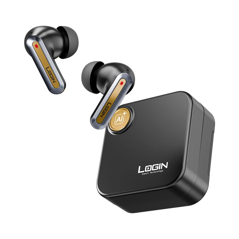 LOGIN L-222  (Hybrid ANC + ENC ) Earbuds