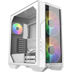 Cooler Master HAF 500 High Airflow ATX Mid-Tower PC Case – White