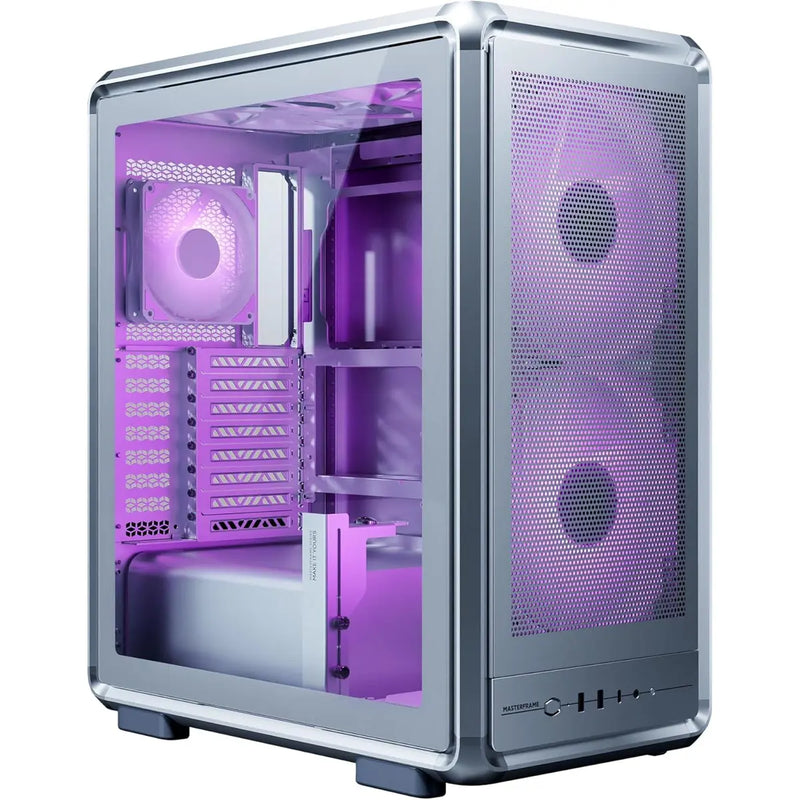 Cooler Master MasterFrame 500 Mesh ARGB Mid-Tower PC Case – Silver