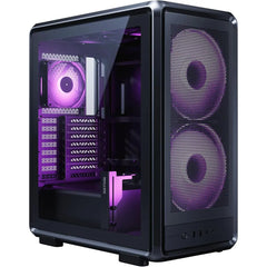 Cooler Master MasterFrame 500 Mesh ARGB Mid-Tower PC Case – Black