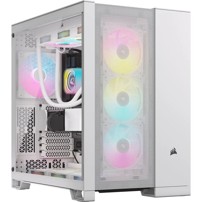 Corsair 6500D AIRFLOW Mid-Tower Dual Chamber PC Case – White