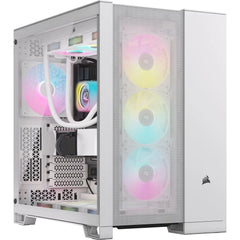 Corsair 6500D AIRFLOW Mid-Tower Dual Chamber PC Case – White