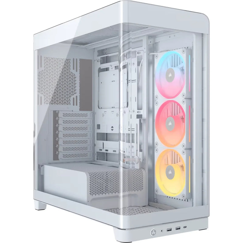 Corsair FRAME 4500X LX-R RGB iCUE LINK Mid-Tower PC Case – White