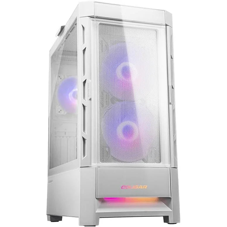 COUGAR DuoFace RGB Mid-Tower ATX Case – White