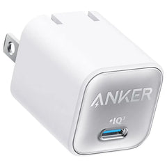 Anker Zolo 20w Usb-C Charger, IQ & PD 3.0, Mini Charger with Foldable Plugs, Low Temperature Charging, 10°C Cooler than Standard Charging, 2-Pin (US) - White